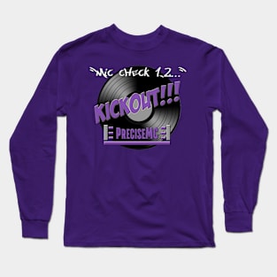 Mic Check KICKOUT Purple Long Sleeve T-Shirt